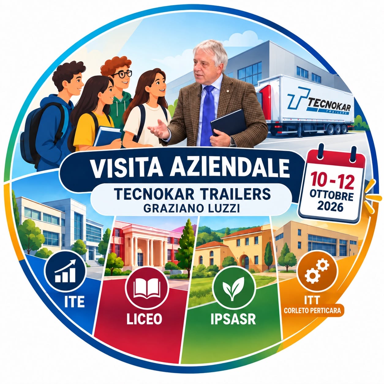 Visita del Presidente di Tecnokar Trailers, Graziano Luzzi – 10 e 12 ottobre 2026 – Attività di orie