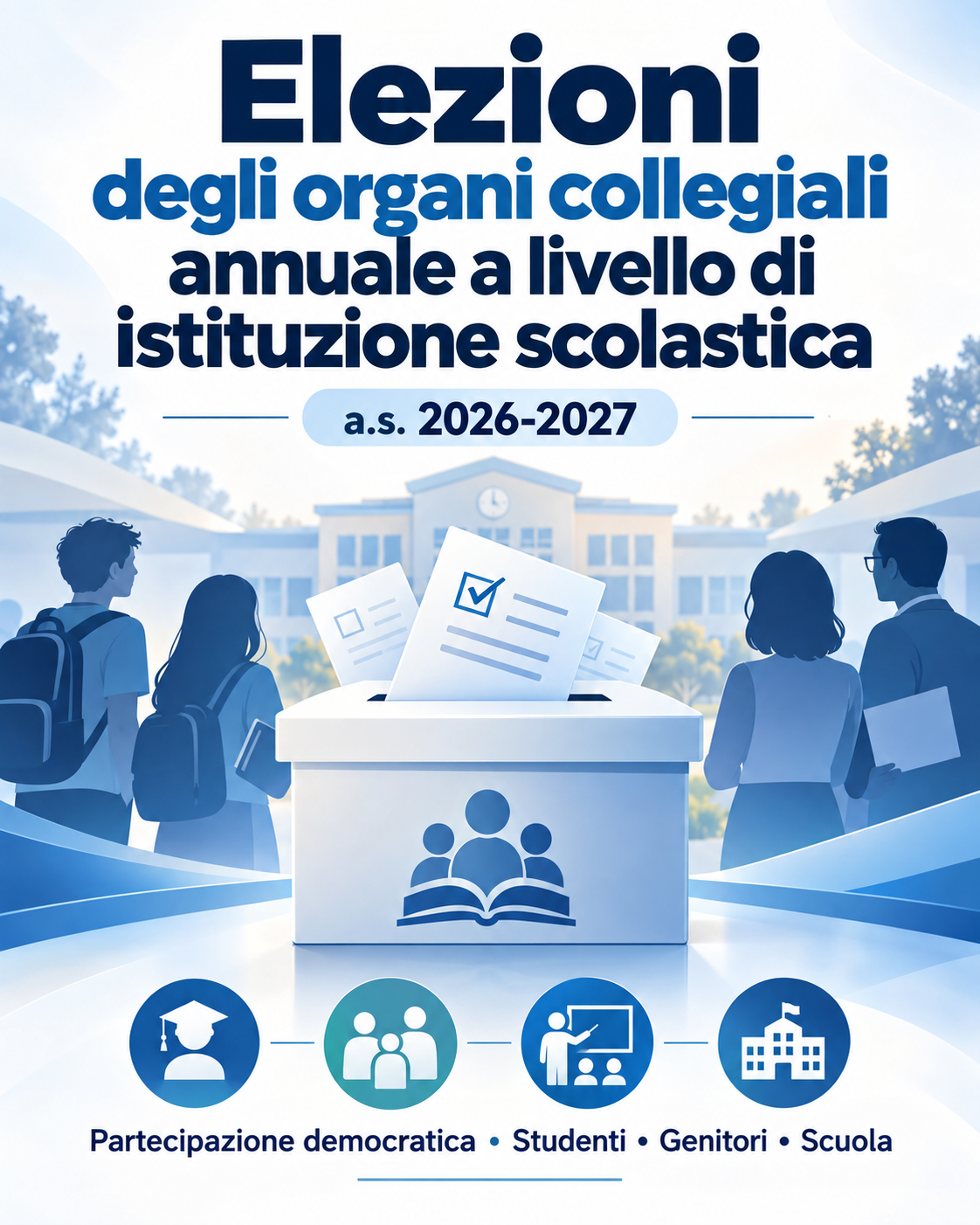 Elezioni degli organi collegiali annuale a livello di istituzione scolastica - a.s. 2026-2027